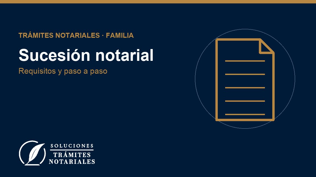 Persona firmando con pluma los documentos de una sucesión notarial